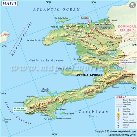 Printable Map Of Haiti Printable Maps