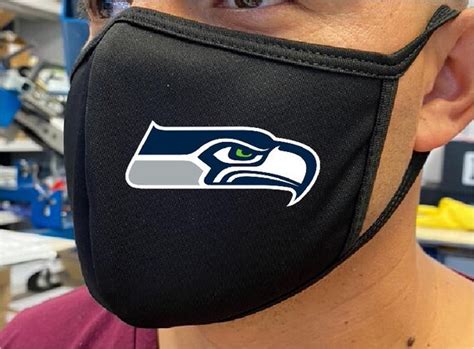 Seattle Seahawks Face Mask Etsy