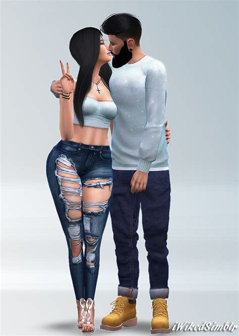 Sims 4 CC S The Best Couple Pose Pack By IWikedSimblr
