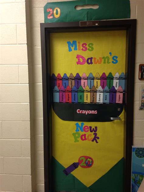 Crayon Classroom Door Diy Classroom Decorations Classroom Decor Images