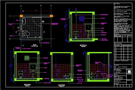 Typical Toilet Detail Drawing In Dwg Autocad File Hot Sex Picture