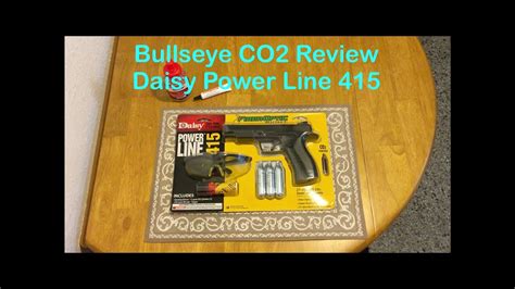 Daisy Powerline 415 CO2 BB Pistol Semi Automatic TableTop Review