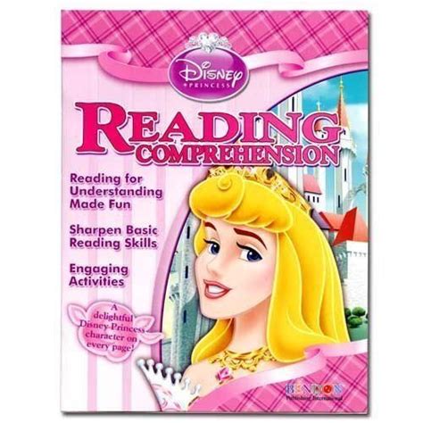 New Disney Princess Reading Comprehension 32pgs Workbook Giveaway Party