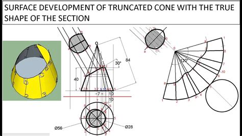 Surface Development Of Cone Youtube