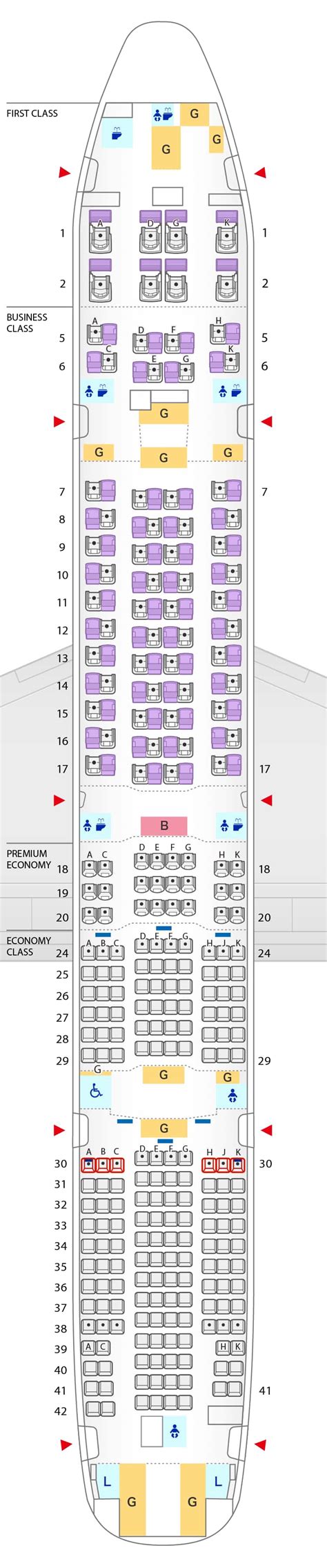 Plan De Cabine Du Boeing 777 300er Plan De Cabine À Bord