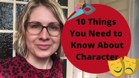 Ten Things You Need To Know About Character Youtube