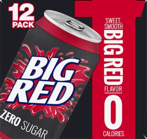 Big Red Zero Sugar Soda Cans 12 Pk 12 Fl Oz Smiths Food And Drug