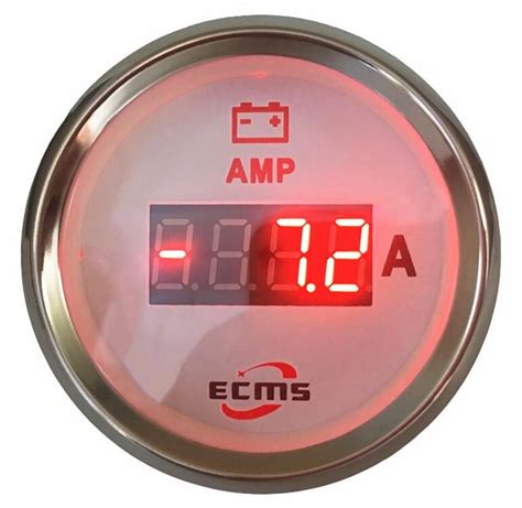 1pc Digital Amp Gauges Modified 52mm 0 150a Ampere Meters Vehicle