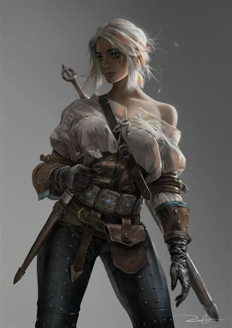 The Witcher ~ciri ~ Daily Work 7 13 Vinci R Fantasy Female Warrior Warrior Woman The Witcher