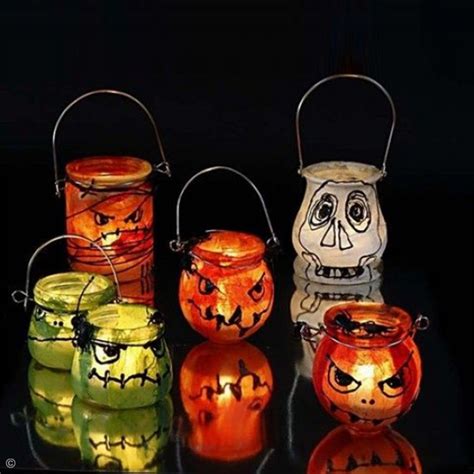 Tuto Comment Fabriquer Des Photophores Votre Déco D'halloween - Tuto : Décorer des lanternes pour Halloween - Idées conseils et tuto