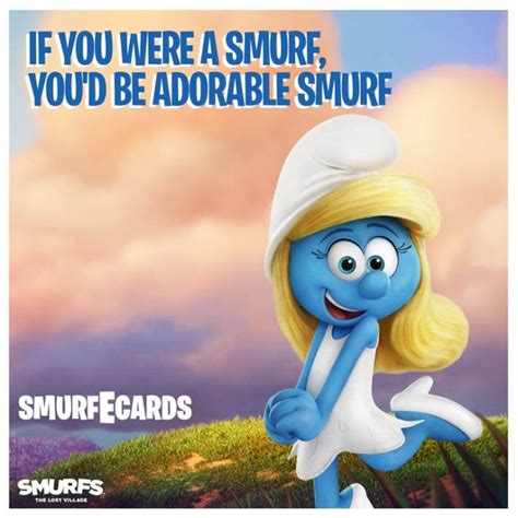 Turn Valentines Day Blue With These Free Smurf E Cards And Activity