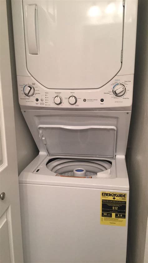 Dryer controls are hard to read. GE Stackable Washer/Dryer for Sale in Fort Myers, FL - OfferUp