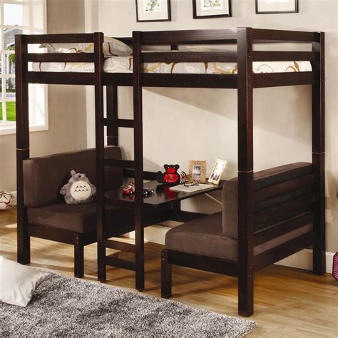A bed is a piece of furniture which is used as a place to sleep, relax, or engage in sexual activities. Bunks Twin Over Twin Convertible Loft Bed | Bunk Beds