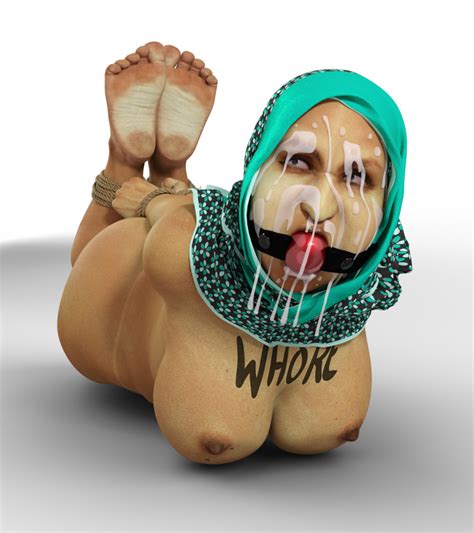 Rule 34 3d Angry Arabian Ball Gag Bondage Cum On Face Curvy Daz3d Gag Hijab Hogtie Muslim