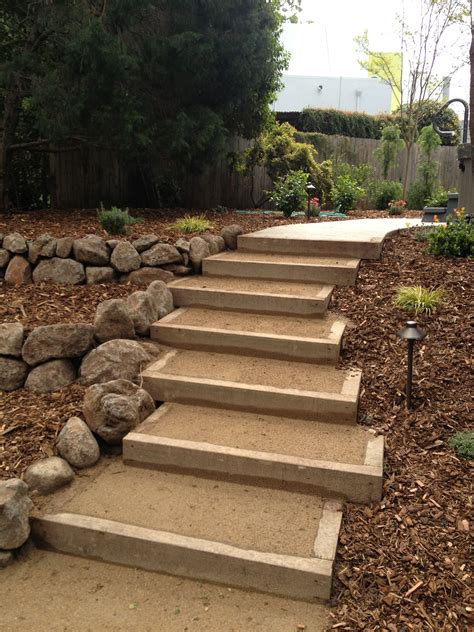 Dg Walkway And Steps Garden Stairs Garden Steps Stone Landscaping