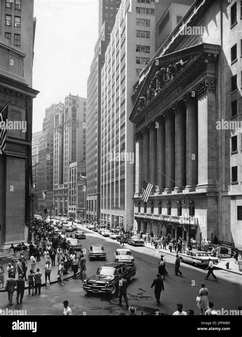 New York Stock Exchange Right At The Broad Street Entrance New York