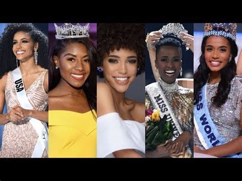 Black Women Who Ruled Five Major Beauty Pageants This Year Youtube