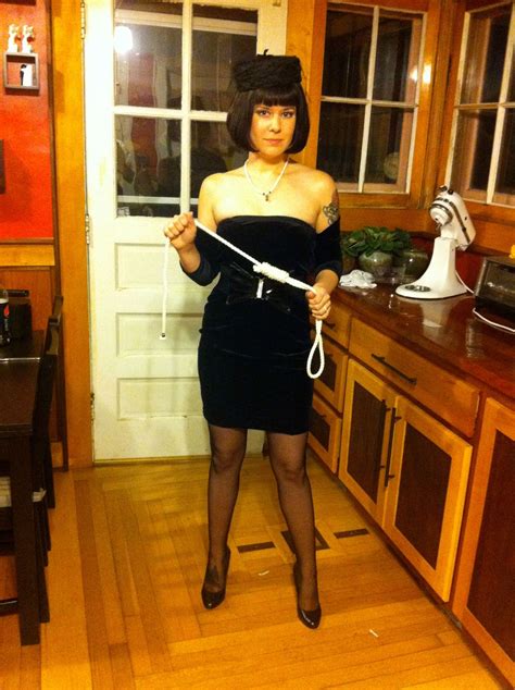 mrs white from clue costume for a games themed party in 2012 clue costume halloween
