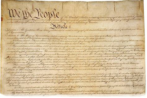 Original Print Of Us Constitution Sold For Record Breaking 43