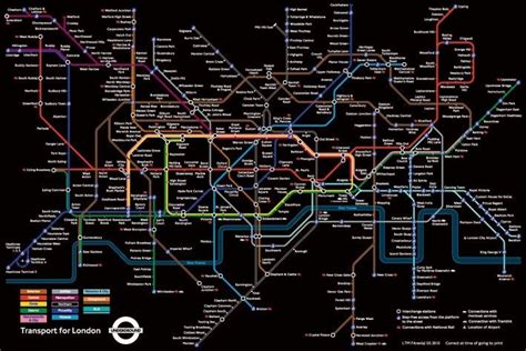 London Underground Map Black Poster Sold At Europosters