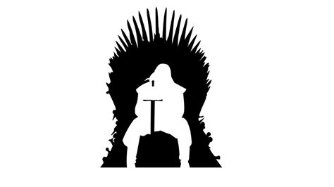 Download Throne Silhouette Thrones Of Game Iron Logo Hq Png Image