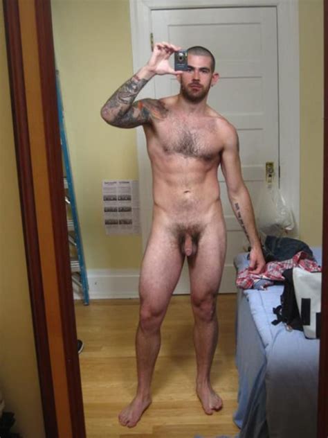 Strong Dude Showing A Nice Soft Penis Nude Men With Boners Free
