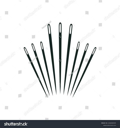 Sewing Needle Icon Vector Needle Thread Stock Vector Royalty Free Shutterstock