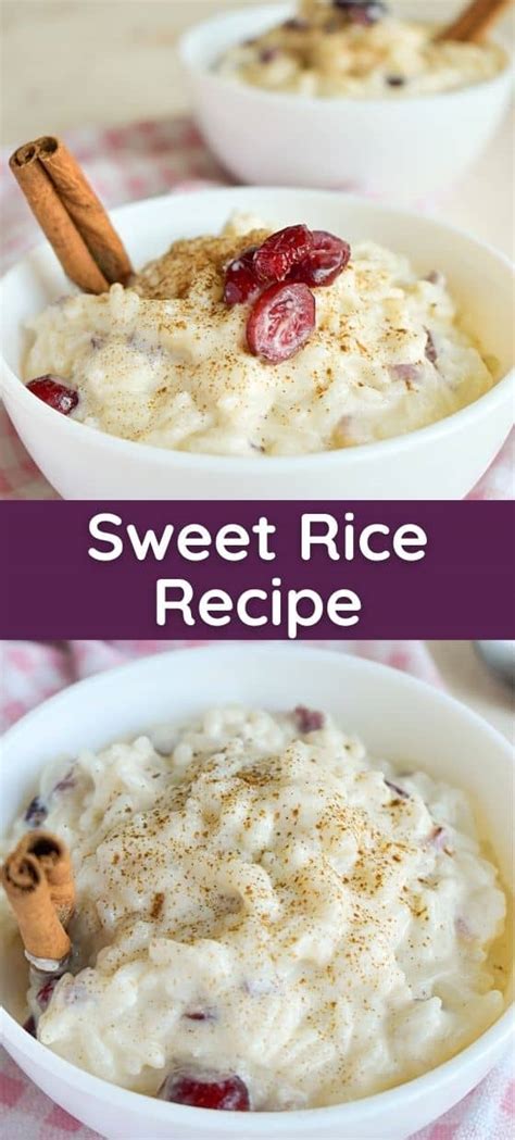 Sweet Rice Recipe How To Make It