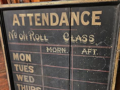 Antiques Atlas Attendance Board