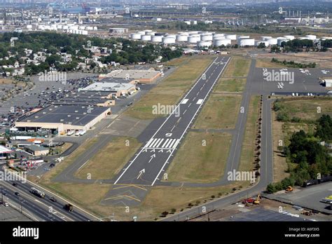 Aerial View Of Linden Airport A General Aviation Airport Located In