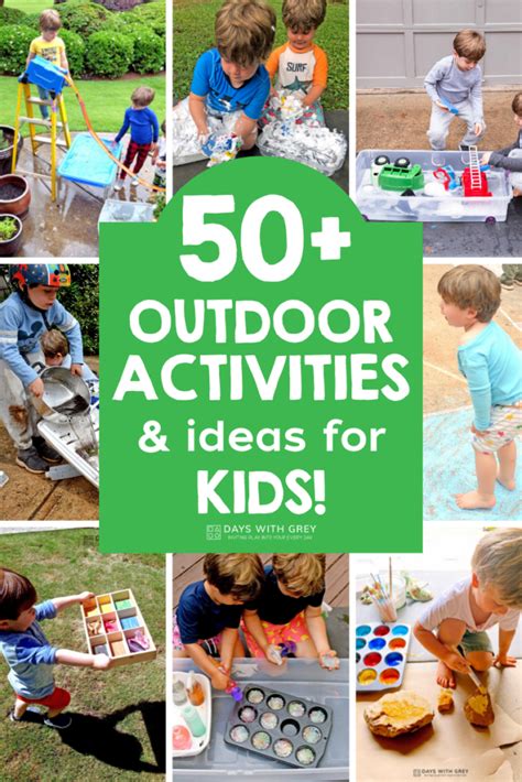 50 Outdoor Activities And Ideas For Kids Artofit