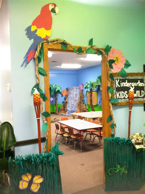 Doorway Rainforest Classroom Jungle Theme Classroom Rainforest Theme