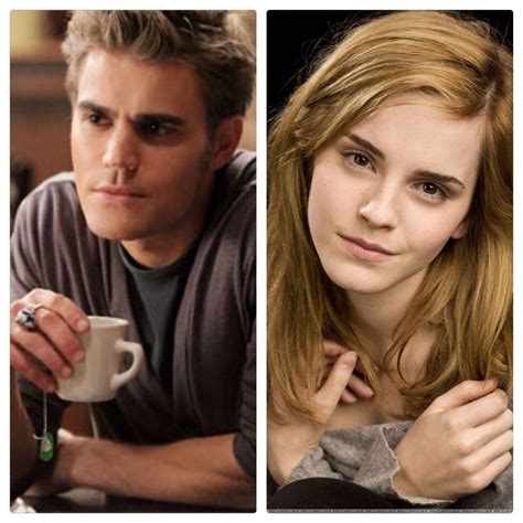emma watson and the guy from vampire diaries guys vampire diaries vampire