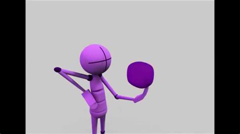 3d Animation Character And Ball 3ds Max Youtube