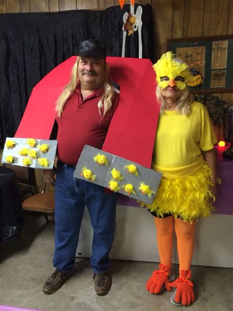 Couples Halloween Costumes Chick Magnet And Big Chick Soirée Halloween Couple Halloween Costumes