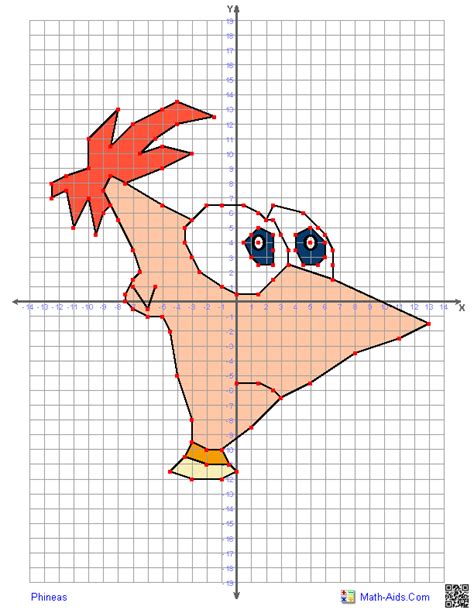 Graphing Worksheets Four Quadrant Graphing Characters Worksheets