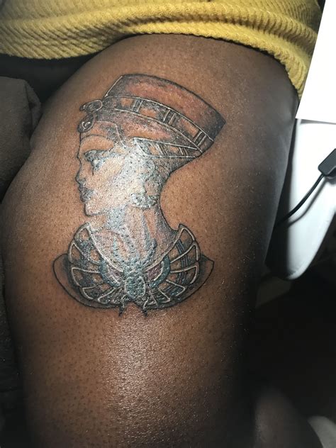 African Queen tattoo design | Queen tattoo, Queen tattoo designs