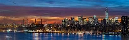 Skyline York Panorama Manhattan Wallpapers 3840 1200