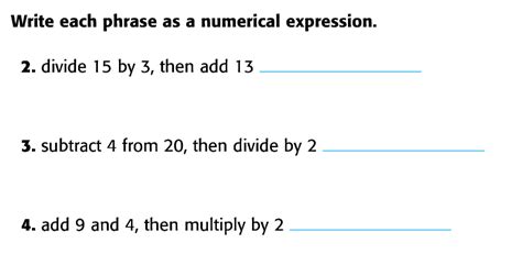 Writing Numerical Experssions Omo Kelsey Franz Library Formative