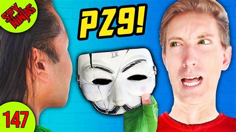 Pz9 Face Reveal Unmasking Finds Clue Under Beard Spy Ninjas 147