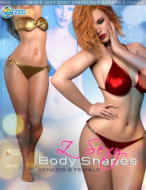 Sexy Shapes Genesis Female Characters For Poser And Daz Studio Porn