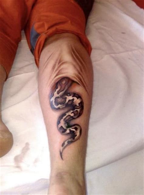 Snake 3d Tattoo Needles And Ink Pinterest A Snake The
