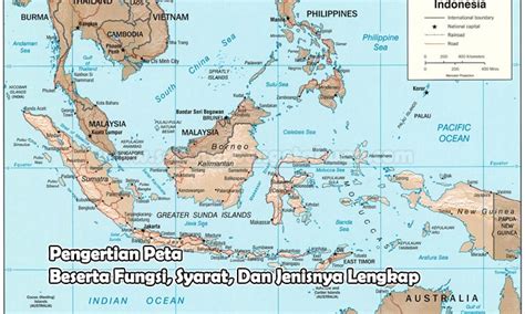Peta Indonesia Pengertian Peta Situasi Dan Peta Batas Sexiz Pix