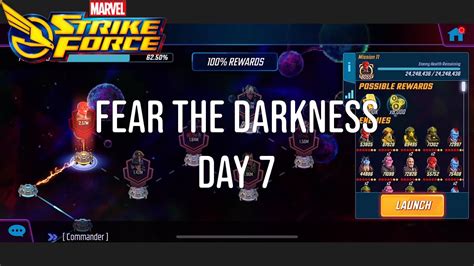 Fear The Darkness Dark Dimension Day 7 Marvel Strike Force Youtube