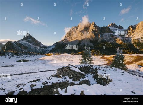 Limides Lake South Tyrol Dolomite Alps Italy Stock Photo Alamy