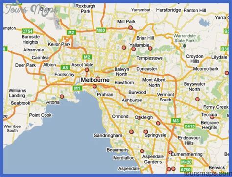 Melbourne Suburbs Map Archives