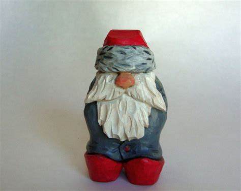 Nisse Woodcarving Santa Tomte Kabouter Original Hand Etsy