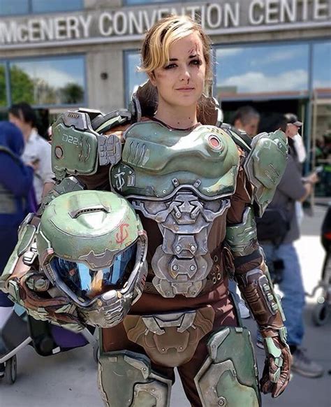 Doomguy Cosplay Doomgal Cosplay Cosplay Costumes Video Game Cosplay
