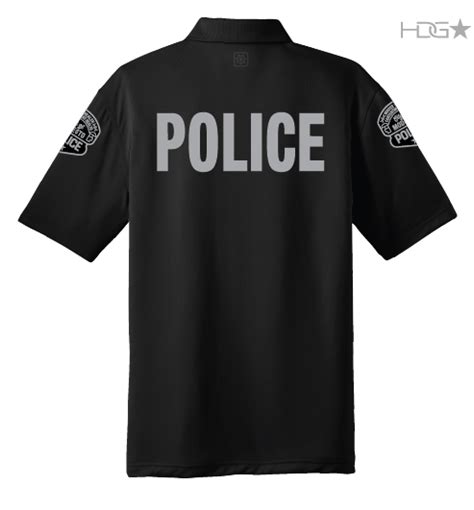 Modesto Police Officer Black Polo Hdg★ Tactical