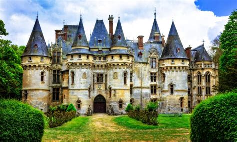 Impressive Fairy Tale Castles Of France Il De France Region Stock